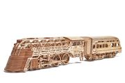 Wood Trick Atlantic Express vonat 3D fa mechanikus modell